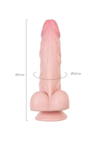 RealStick Dildó Realisztikus, hipoallergén anyag 20,5 cm hús színű
