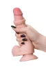 RealStick Dildó Realisztikus, stabil alap 20 cm hús színű