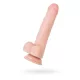 RealStick Dildó Realisztikus, puha anyag 22 cm bőrszínű