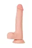 RealStick Dildó Realisztikus, puha anyag 22 cm bőrszínű