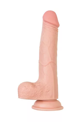 RealStick Dildó Realisztikus, puha anyag 22 cm bőrszínű