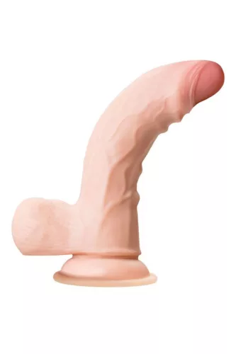 RealStick Dildó Realisztikus, Stabil alap 18,5 cm Nude