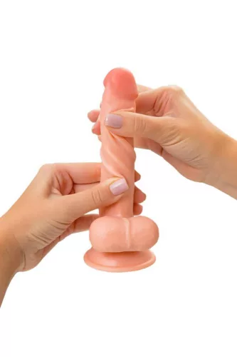 My Babe Realisztikus Dildó Állítható Merevség 18 cm Nude