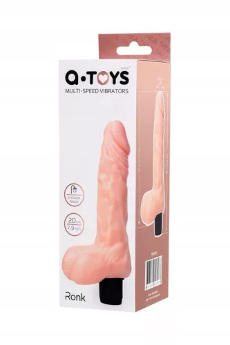 A-Toys Vibrátor Realisztikus, állítható rezgés 14 cm fekete