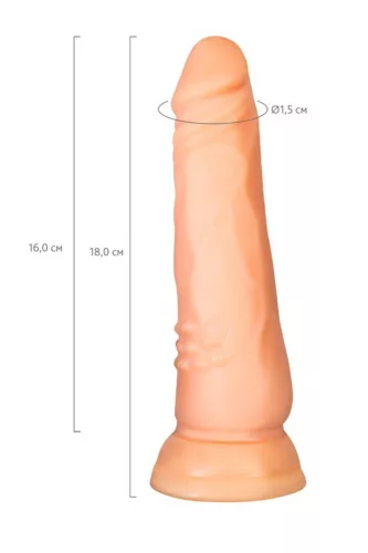 A-Toys Dildó Realisztikus felszívókorongos 16,8 cm hús színű