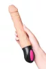 A-Toys Vibrátor fűthető, 12 fokozatú, hajlékony 19 cm fekete