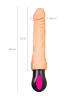 A-Toys Vibrátor Fűthető, 12 mód, hajlítható 20,5 cm TPE