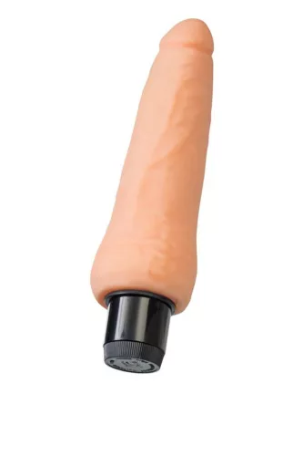 A-Toys vibrátor többsebességes, ultra-realisztikus 17 cm vízálló fekete