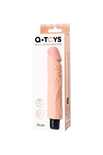 A-toys Vibrátor Realisztikus, széles vibráció 22,5 cm bézs