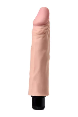A-Toys Vibrátor többsebességes, realisztikus 19 cm fekete