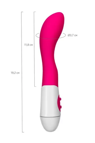 A-Toys Vibrátor 10 mód, G-pont stimuláló 11,8 cm szilikon