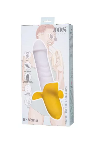 Jos Vibrátor G-pont stimuláló 19 cm fekete