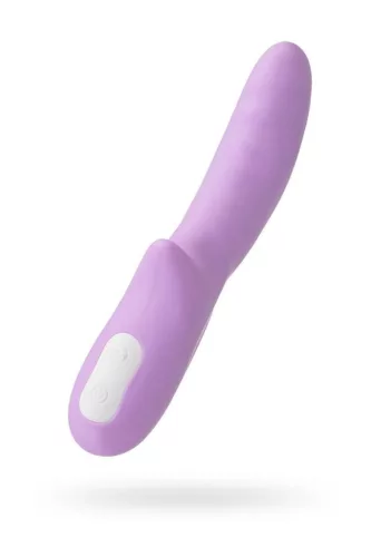 Jos Vibrátor 360 fokos rotáció, vibráló, USB-töltés 20,7 cm lila szilikon