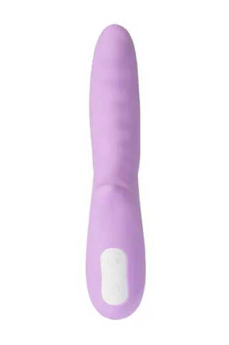 Jos Vibrátor 360 fokos rotáció, vibráló, USB-töltés 20,7 cm lila szilikon