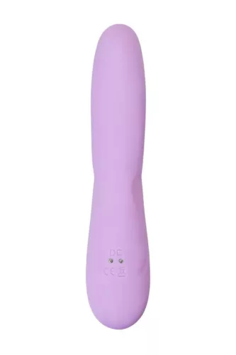 Jos Vibrátor 360 fokos rotáció, vibráló, USB-töltés 20,7 cm lila szilikon