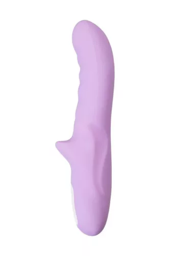 Jos Vibrátor 360 fokos rotáció, vibráló, USB-töltés 20,7 cm lila szilikon