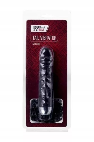 Xblack Vibrátor 6 rezgésmód szilikon 16 cm fekete-piros