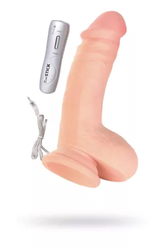 RealStick Elite Vibrátor Rezgő, Távirányítós, 15 cm Bőrszínű