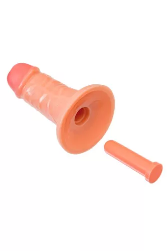 RealStick Dildó Realisztikus design, tapadókorongos 14 cm hús színű