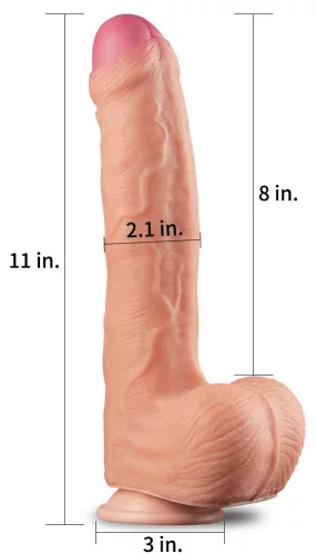 Realistic King Size – élethű nagy pénisz 20 x 5 cm