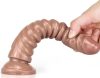 Dildo Monster Squel – prémium, óriás dildó világosbarna színben