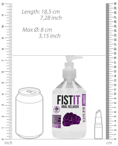 Anal Relaxer – síkosító krém pumpás 500ml-es flakonban