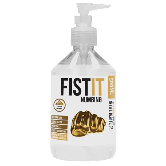 Fist It Numbing – relaxáló síkosító 500ml pumpás flakonban