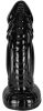 Fishy Dildo – fekete prémium vibrátor 18 x 5,5 cm