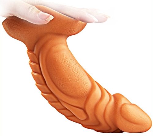 Fishy – prémium szilikon dildó 18 x 5,5 cm