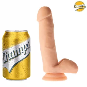 Realistic Smoothy Champs – élethű vibráló dildó 14 cm