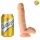 Realistic Smoothy Champs – élethű vibráló dildó 14 cm