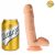 Realistic Smoothy Champs – élethű vibráló dildó 14 cm