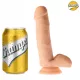 Realistic Smoothy Champs – élethű vibráló dildó 14 cm