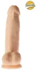 Realistic Smoothy Champs – élethű vibráló dildó 14 cm