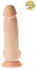 Realistic Smoothy Champs – élethű vibráló dildó 14 cm