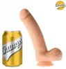 Realistic Dildo Curly Champs – élethű, hajlított dildó 16 cm