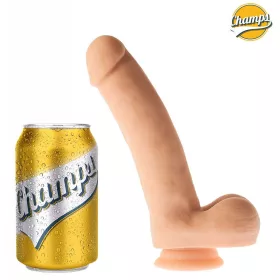   Realistic Dildo Curly Champs – élethű, hajlított dildó 16 cm