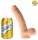 Realistic Dildo Curly Champs – élethű, hajlított dildó 16 cm