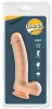 Realistic Dildo Curly Champs – élethű, hajlított dildó 16 cm