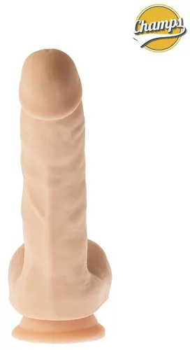 Realistic Dildo Curly Champs – élethű, hajlított dildó 16 cm
