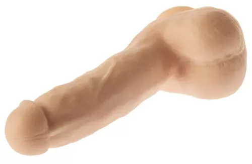 Realistic Dildo Curly Champs – élethű, hajlított dildó 16 cm