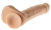 Realistic Dildo Curly Champs – élethű, hajlított dildó 16 cm