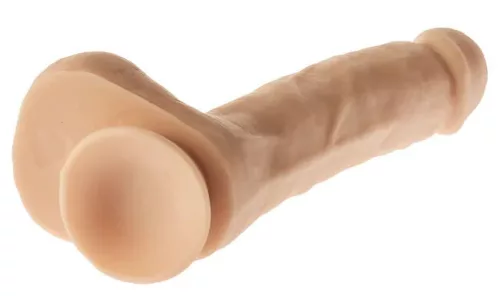 Realistic Dildo Curly Champs – élethű, hajlított dildó 16 cm