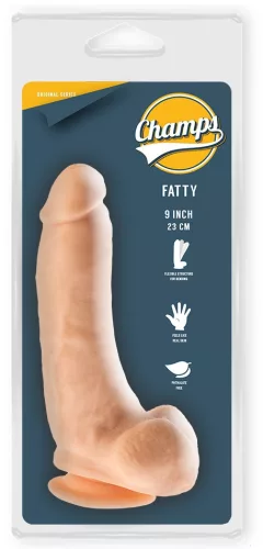 Realistic Dildo Fatty Champs – prémium sima dildó 17 cm