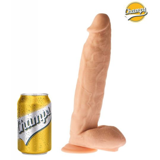 Realistic Dildo Champs – élethű, vénaformázott 23 cm