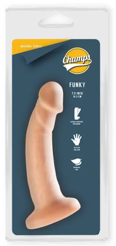 Funky Champs – élethű dildó 16 x 3,7 cm