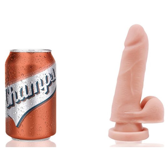 Softy Champs – realistikus, puha dildó 10 x 3 cm