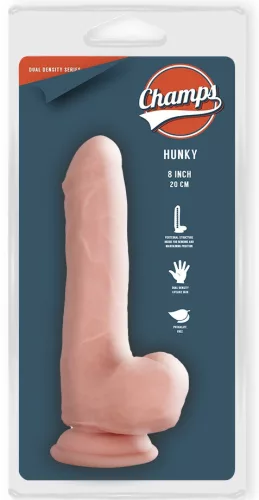 Hunky Champs – élethű dildó (15 x 4 cm)
