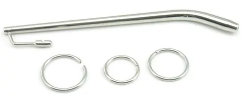 Benty M – 15 cm-es, piercinges húgycső stimulátor