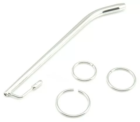 Benty M – 15 cm-es, piercinges húgycső stimulátor